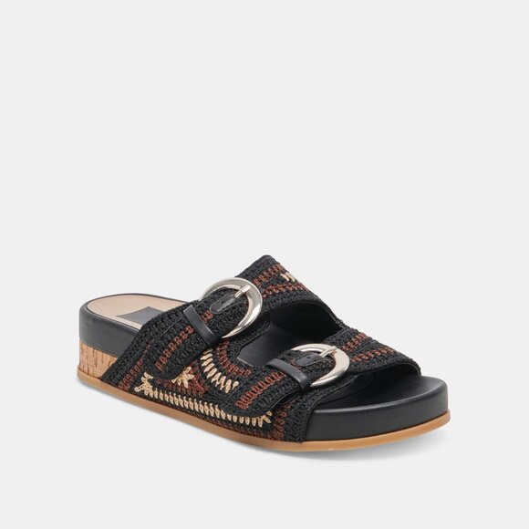 NEW DOLCE VITA Ralli Slides black multi for women 253 - Picture 10 of 10